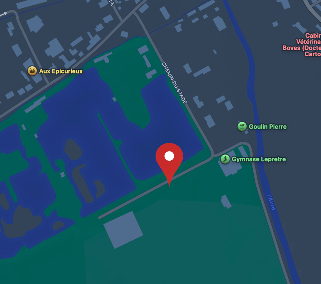 Adresse du club de pétanque de Boves